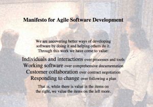 Agile Manifesto